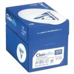 Lot 5 ramettes papier clairefontaine a4 80g blanc