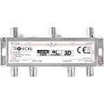 Lot de 6 c�bles d'antenne num�rique dvbt dvbt2 dvbc - pour t�l�vision - r�partiteur hdtv - 6 prises - ...