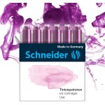 Lot de 6 cartouches d'encre pastel standard pour stylo - plume violet
