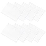 Lot de 60 porte - �tiquettes de prix transparents en pvc pour commerces de d�tail, supermarch�s, expositions, ...