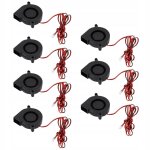 Lot de 7 ventilateurs radiaux de refroidissement pour imprimante 3d, 24 v cc, 50 mm