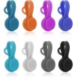 Lot de 8 serre - câbles magnétiques en silicone, organiseur de câbles réutilisables, serre - câbles magnétique ... Lot de 8 serre - câbles magnétiques en silicone, organiseur de câbles réutilisables, serre - câbles magnétique ...