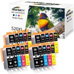 Lot de cartouches d'encre compatibles canon pgi - 520 cli - 521 xxl pour pixma ip3600 ip4600 ip4700 mp540 ... Lot de cartouches d'encre compatibles canon pgi - 520 cli - 521 xxl pour pixma ip3600 ip4600 ip4700 mp540 ...