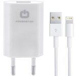 Lot chargeur + cble usb vers lightning - prise murale blanc pour iphone 5, 5s et 5c