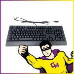 Lot x10 clavier azerty usb lenovo ekb - 536a noir 105 touches keyboard neuf