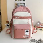 Lyc�en contraste couleur sac � dos grande capacit� style cor�en sac d'�cole junior lyc�e fille style ...
