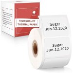 M110 etiquette carres thermique, tiquette auto adhsive, 1. 18 x1. 18  (30x30mm), compatible avec m110 ...
