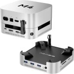 Mac mini m4 dock & stand avec dual - baie botier ssd nvme, aluminum hdmi hub station d'accueil pour ...