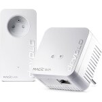 Magic 1 wifi 4 (n) mini starter kit 2x adaptateurs cpl wifi (1200 mbits, 2x ports fast ethernet), idéal ... Magic 1 wifi 4 (n) mini starter kit 2x adaptateurs cpl wifi (1200 mbits, 2x ports fast ethernet), idéal ...