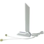 Magnetic base tri - band wifi antenna 6e antenna (2. 4 / 5 / 6 ghz) - 12dbi omnidirectional - 1. 2 m ...