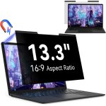 Magn�tique filtre de confidentialit� 13. 3 pouces 16:9 pour �cran ordinateur portable, amovible protection ...