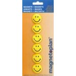 Magnetoplan aimants smiley, 30 mm, contenu: 6 pieces