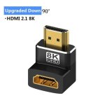 Male to female zj90 8k hdmi 2. 1 adapter adaptateur hdmi 2. 1 mle vers femelle, 8k, convertisseur 8k ...