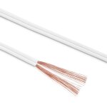 Manax c�ble d'enceinte 2 x 1, 5 mm blanc 30 m