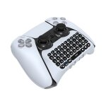 Manette de jeu avec clavier bluetooth 3. 0, compatible avec sony ps5, mini chargeur sans fil type - c ...