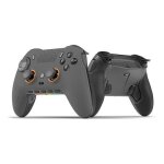 Manette de jeu scuf envision pro hall effect sans fil pc, gris acier