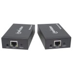 Manhattan 1080p hdmi over ip extender kit, extends 1080p signal up to 120m with a network switch and ...