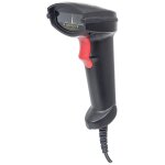Manhattan 177429 lecteur de code barres lecteur de code barre portable 1d / 2d laser noir