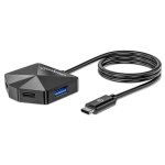 Manhattan dock / hub combo usb - c & usb - a, 4 ports : 2x usb - a + 2x usb - c, 5 gbit / s (usb 3. 0), ...