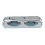 Manhattan usb - a to 4x serial port converter, male to male, serial / rs232, moschip mcs7840, automatic ...