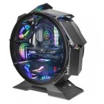 Boitier pc mini tour micro atx mars gaming mc - orb avec panneaux vitrs - noir