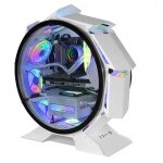 Boitier pc mini tour micro atx mars gaming mc - orb avec panneaux vitrés - blanc Boitier pc mini tour micro atx mars gaming mc - orb avec panneaux vitrés - blanc