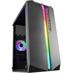 Mars gaming mc - s1, botier pc gaming compact micro - atx, eclairage argb 12 modes, ventilateur frgb, ...