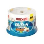 Maxell - 50 x dvd - r - 4. 7 go (120 minutes) 16x - blanc - surface imprimable - spindle
