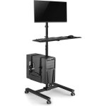 Mc - 793 station d'ordinateur de chariot mobile de support professionnel sur des roues pour moniteurs ... Mc - 793 station d'ordinateur de chariot mobile de support professionnel sur des roues pour moniteurs ...