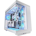 Mc - rev, boîtier gaming atx, double verre trempé, 3x ventilateurs argb inversés 12cm, montage vertical ... Mc - rev, boîtier gaming atx, double verre trempé, 3x ventilateurs argb inversés 12cm, montage vertical ...