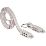 Mca - eco, pack 2x cbles de charge eco fibre de bl, cble usb 1m + cble porte - cls magntique, transfert ...