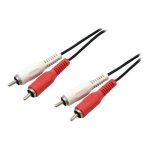 Mcl - c�ble audio - rca x 2 m�le pour rca x 2 m�le - 10 m