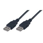 Mcl - câble usb - usb (m) pour usb (m) - usb 2. 0 - 3 m - noir Mcl - câble usb - usb (m) pour usb (m) - usb 2. 0 - 3 m - noir