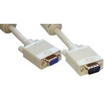 Mcl - mc341b - 3m - rallonge surblind�e svga hd15 m�le / femelle - 3m