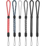 Mdy - cobee lot de 6 dragonnes r�glables en nylon pour t�l�phone portable, camara, cl�s, cl� usb, portefeuille ...