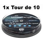 Mediarange - 10 x dvd + r dl - 8. 5 go (240 minutes) 8x - spindle Mediarange - 10 x dvd + r dl - 8. 5 go (240 minutes) 8x - spindle