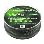 Mediarange - 25 x dvd + r - 4. 7 go (120 minutes) 16x - spindle Mediarange - 25 x dvd + r - 4. 7 go (120 minutes) 16x - spindle