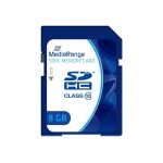 Mediarange - carte mémoire flash - 8 go - class 10 - sdhc - bleu Mediarange - carte mémoire flash - 8 go - class 10 - sdhc - bleu