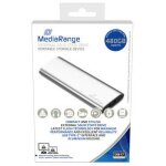 Mediarange mr1102 - ssd - 480 go - externe (portable) - usb 3. 2 gen 2 (usb - c connecteur) - argent