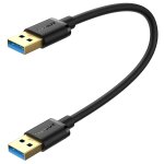 Meimie - cble usb 3. 0 type a mle vers mle cble data double usb superspeed pour disque dur botier ...