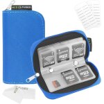 Memory card carrying case - suitable for sdhc and sd cards - 8 pages and 22 slots - eco - fused microfiber ... Memory card carrying case - suitable for sdhc and sd cards - 8 pages and 22 slots - eco - fused microfiber ...