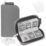 Memory card carrying case - suitable for sdhc and sd cards - 8 pages and 22 slots - eco - fused microfiber ... Memory card carrying case - suitable for sdhc and sd cards - 8 pages and 22 slots - eco - fused microfiber ...