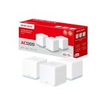 Mercusys (halo h1200g 3 - pack) ac1200 whole - home mesh wi - fi system, du