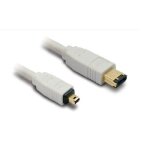 Metronic - cordon firewire (mini dv) 4 broches / 6 broches - 1, 80m