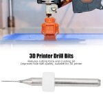 Mevronisshop - 10 pièces 0. 4 mm forets pour imprimante 3d, kit de buse de nettoyage en carbure de tungstène ... Mevronisshop - 10 pièces 0. 4 mm forets pour imprimante 3d, kit de buse de nettoyage en carbure de tungstène ...