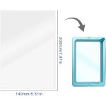 Mevronisshop - lot de 5 films transparents fep pour imprimante 3d avec grattoir jaune 140 x 200 x 0, ...