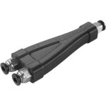 Mevronisshop - adaptateur ptfe 2 en 1 pour p1p / p1s / x1 / x1c, connecteur de tube de filament ams, ...