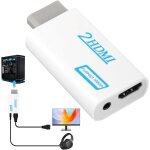 Mevronisshop - adaptateur pour wii vers hdmi convertisseur vid�o connecteur pour wii hdmi full hd 1080p ...