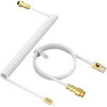 Mevronisshop - c�ble de clavier spiral�, pro customized usb c c�ble pour clavier m�canique, clavier de ...
