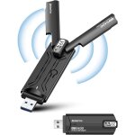 Mevronisshop - cl� wifi 6 e puissante ax5400 mbps, cl� wifi pour pc tri - bande 6ghz / 5 ghz / 2, 4 ghz, ...